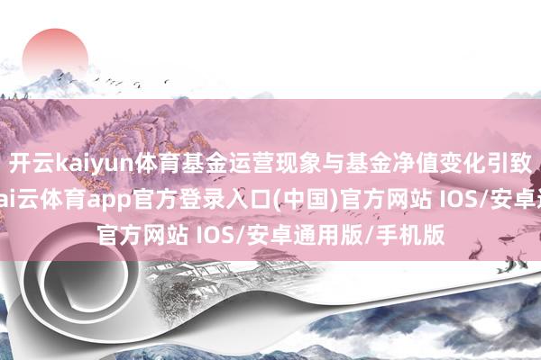 开云kaiyun体育基金运营现象与基金净值变化引致的投资风险-kai云体育app官方登录入口(中国)官方网站 IOS/安卓通用版/手机版